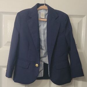 Janie and Jack Navy Blue Kids Blazer